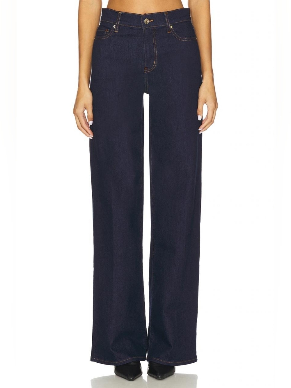 Frame Le Slim Palazzo Long Jeans